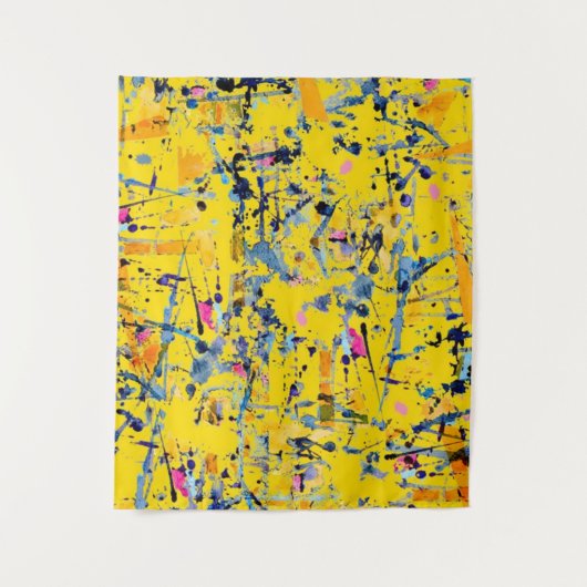 Abstraktes Muster Wandteppich (Vorderseite)