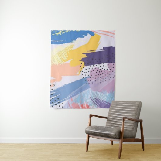 Abstraktes Muster Wandteppich (Beispiel)