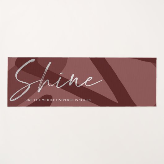 Abstraktes Muster, wie das Universum ist wie das e Yogamatte (Vorderseite (Horizontal))