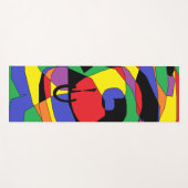 Abstraktes Muster Yoga Mat Yogamatte (Vorderseite (Horizontal))