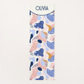 Abstraktes Muster Yogamatte (Vorderseite)