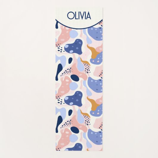 Abstraktes Muster Yogamatte (Vorderseite)