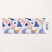 Abstraktes Muster Yogamatte (Vorderseite (Horizontal))