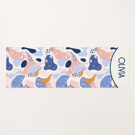 Abstraktes Muster Yogamatte (Vorderseite (Horizontal))