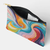 Abstraktes Muster Zubehörtasche (Offen)