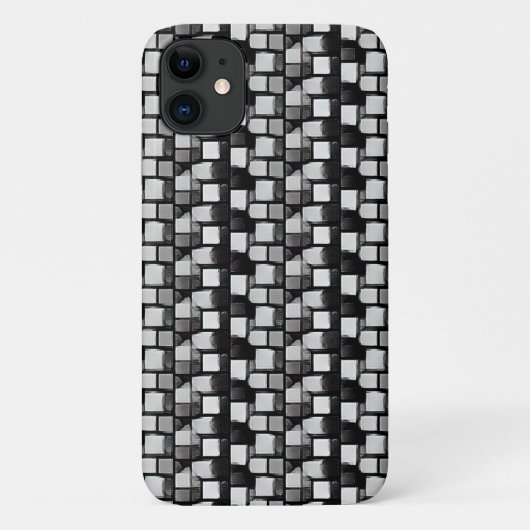Abstraktes Musterdesign 1201 - iPhone Case (Rückseite)