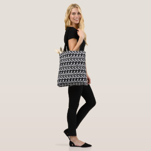 Abstraktes Musterdesign 1201 - Totbeutel Tasche