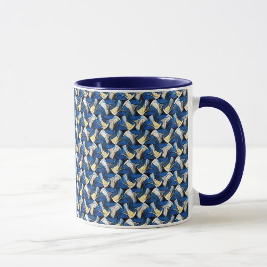 Abstraktes Musterdesign 1212 - Kaffee-Tasse Tasse (Rechts)