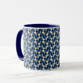Abstraktes Musterdesign 1212 - Kaffeetasse (Vorderseite Links)