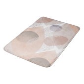 Abstraktes Musterdesign Badematte (Schrägansicht)