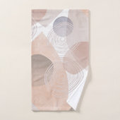 Abstraktes Musterdesign Badhandtuch Set (Handtuch)