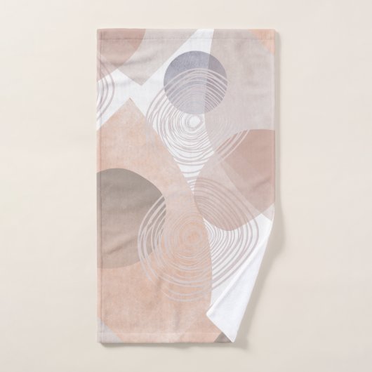 Abstraktes Musterdesign Badhandtuch Set (Handtuch)