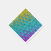 Abstraktes Musterdesign + Ihre Ideen Serviette (Ecke)