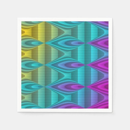 Abstraktes Musterdesign + Ihre Ideen Serviette (Vorderseite)