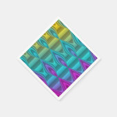 Abstraktes Musterdesign + Ihre Ideen Serviette (Ecke)