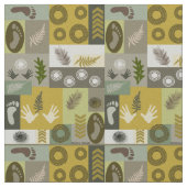 Abstraktes Mustergewebe Stoff (Nahaufnahme)