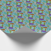 Abstraktes Mustertrennpapier Geschenkpapier (Ecke)