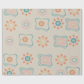 Abstraktes Musterverpackungspapier Geschenkpapier (Flach)