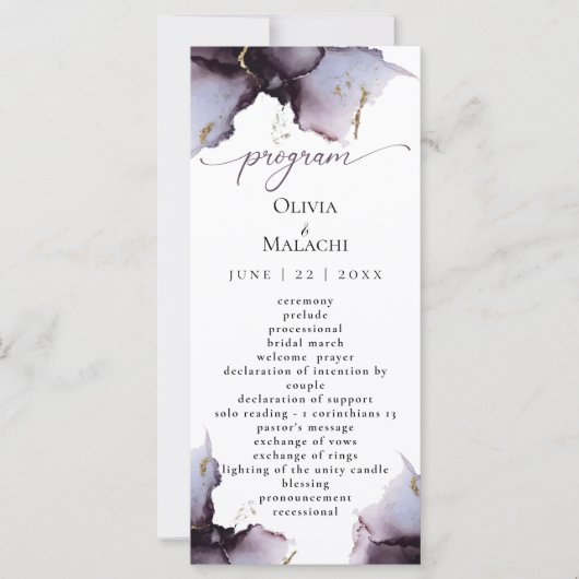 Abstraktes Mutation Amethyst Heather Lila c2 (Vorderseite)