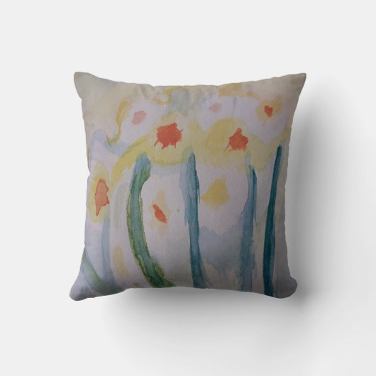 Abstraktes Nadelkissen Kissen (Rückseite)