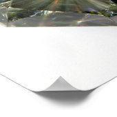 Abstraktes, Nah-up-Glaß - hell und farbig Poster (Ecke)