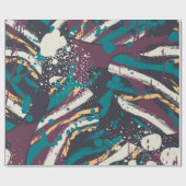Abstraktes, nahtloses Design mit Grunge-Elem Geschenkpapier (Flach)