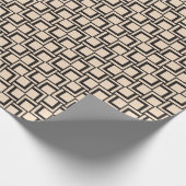 Abstraktes nahtloses geometrisches Muster Geschenkpapier (Ecke)
