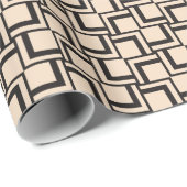 Abstraktes nahtloses geometrisches Muster Geschenkpapier (Rolleneckpunkt)
