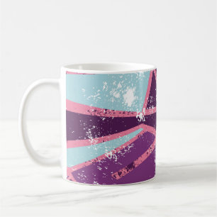 Abstraktes nahtloses geometrisches Muster. Grönlan Kaffeetasse
