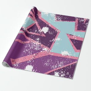 Abstraktes nahtloses geometrisches Muster. Grunge Geschenkpapier
