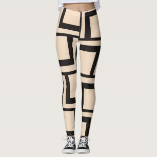 Abstraktes nahtloses geometrisches Muster Leggings