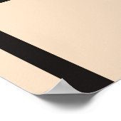 Abstraktes nahtloses geometrisches Muster Poster (Ecke)