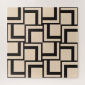 Abstraktes nahtloses geometrisches Muster Puzzle (Horizontal)