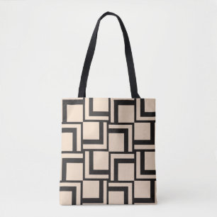 Abstraktes nahtloses geometrisches Muster Tasche