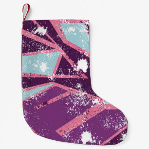 Abstraktes nahtloses geometrisches Muster. urbanes Kleiner Weihnachtsstrumpf