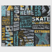 Abstraktes nahtloses Grunge-Muster. Urbaner Modus Geschenkpapier (Flach)