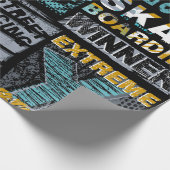 Abstraktes nahtloses Grunge-Muster. Urbaner Modus Geschenkpapier (Ecke)