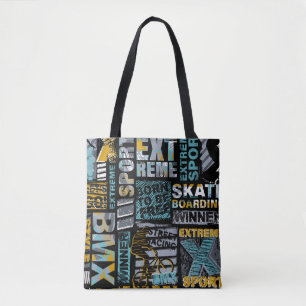 Abstraktes nahtloses Grunge-Muster. Urbaner Modus Tasche