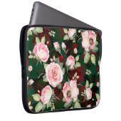 Abstraktes nahtloses, hübsches Muster gezeichnet B Laptopschutzhülle (Vorne Rechts)