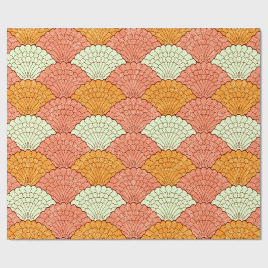 Abstraktes nahtloses Muster, dekorativer Hintergru Geschenkpapier (Flach)