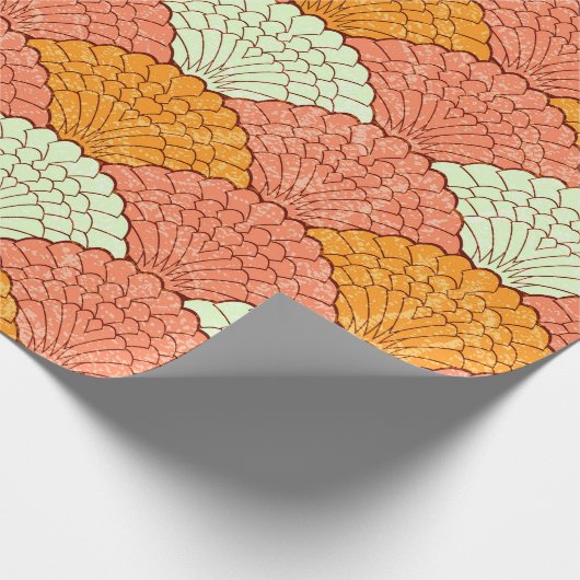 Abstraktes nahtloses Muster, dekorativer Hintergru Geschenkpapier (Ecke)