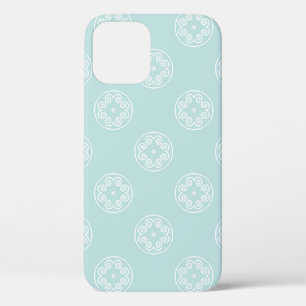 Abstraktes nahtloses Muster der Farbe Powder Blue Case-Mate iPhone Hülle