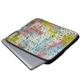 Abstraktes nahtloses Muster. Farben der Frühlingsl Laptopschutzhülle (Vorne Knopf)