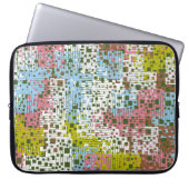 Abstraktes nahtloses Muster. Farben der Frühlingsl Laptopschutzhülle (Vorderseite)