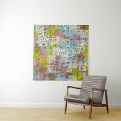 Abstraktes nahtloses Muster. Farben der Frühlingsl Wandteppich (Beispiel (Horizontal))