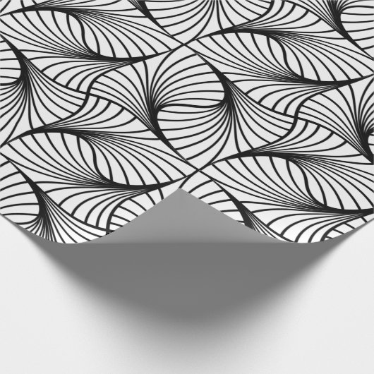 Abstraktes nahtloses Muster Geschenkpapier (Ecke)