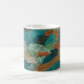 Abstraktes nahtloses Muster. Grunge-Design Kaffeetasse (Mittel)