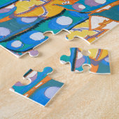 Abstraktes nahtloses Muster Illustration 2 Puzzle (Seite)