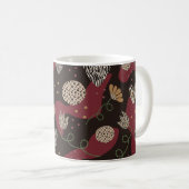 Abstraktes, nahtloses Muster Kaffeetasse (VorderseiteRechts)