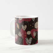 Abstraktes, nahtloses Muster Kaffeetasse (Vorderseite Links)